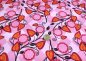 Preview: Alisia cotton poplin pink fabric with flowers